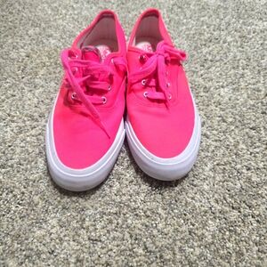 Keds Womens Size 7 Pink Canvas Sneakers